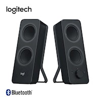 Parlante Logitech Estereo Z207 Bluetooth Para PC USB-A Negro